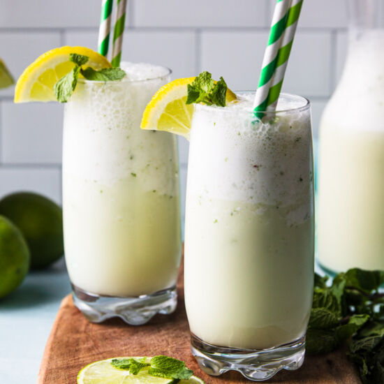 Authentic Brazilian Lemonade - Recipe photo by Garden in the kitchen