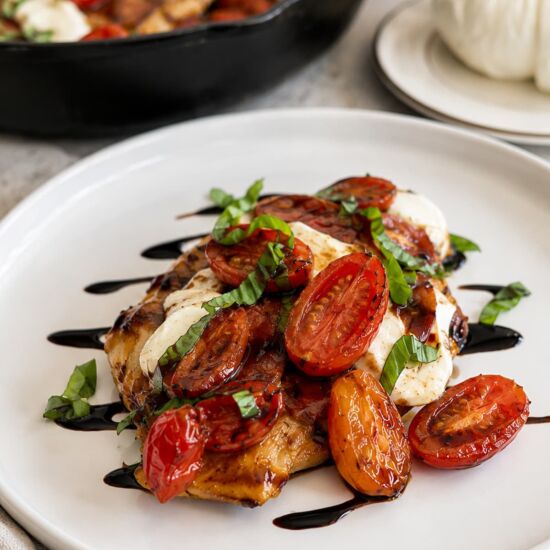Caprese Chicken Saltimbocca - Recipe photo by Hip Hip Gourmet