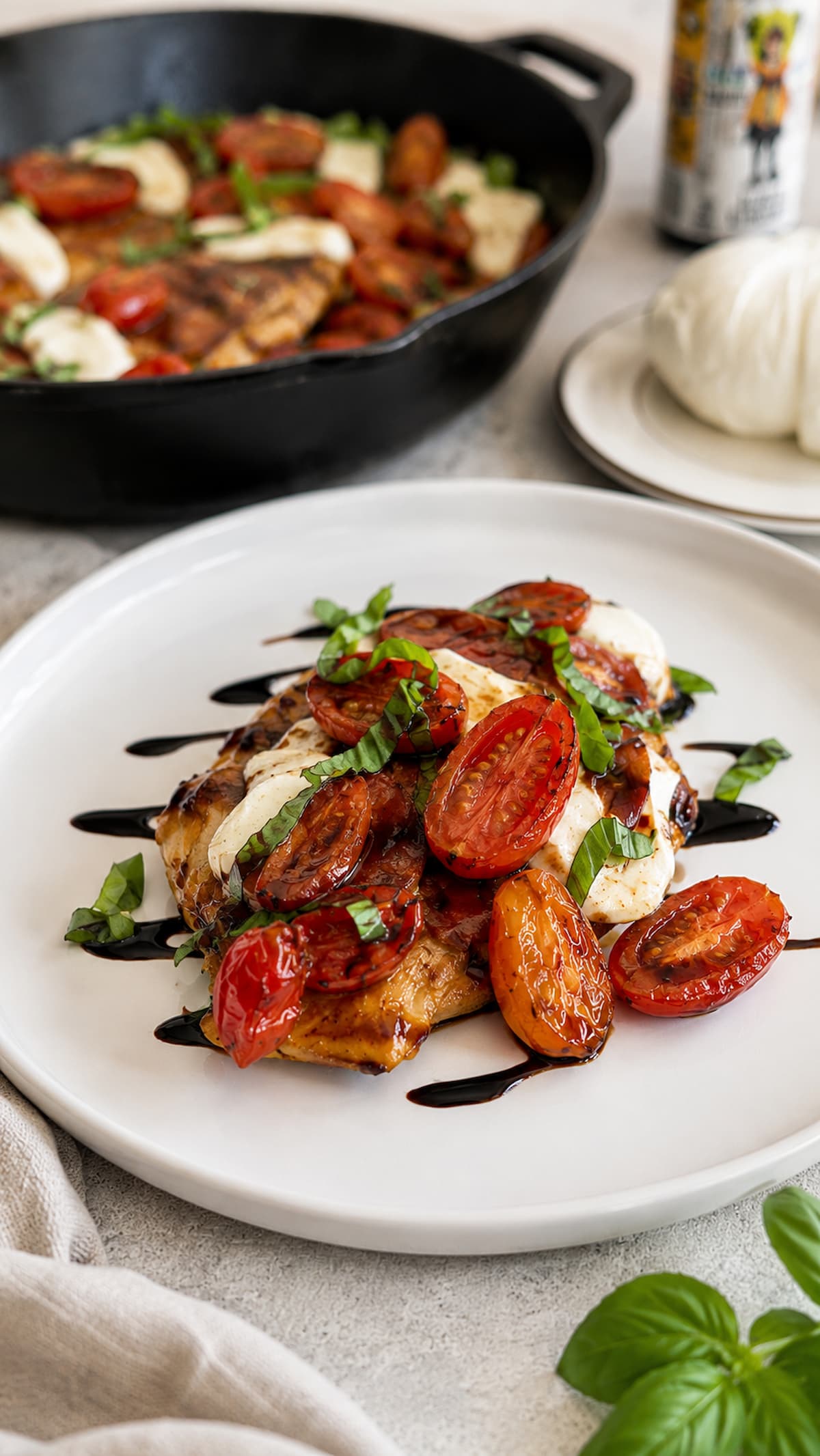 Caprese Chicken Saltimbocca - Recipe photo by Hip Hip Gourmet