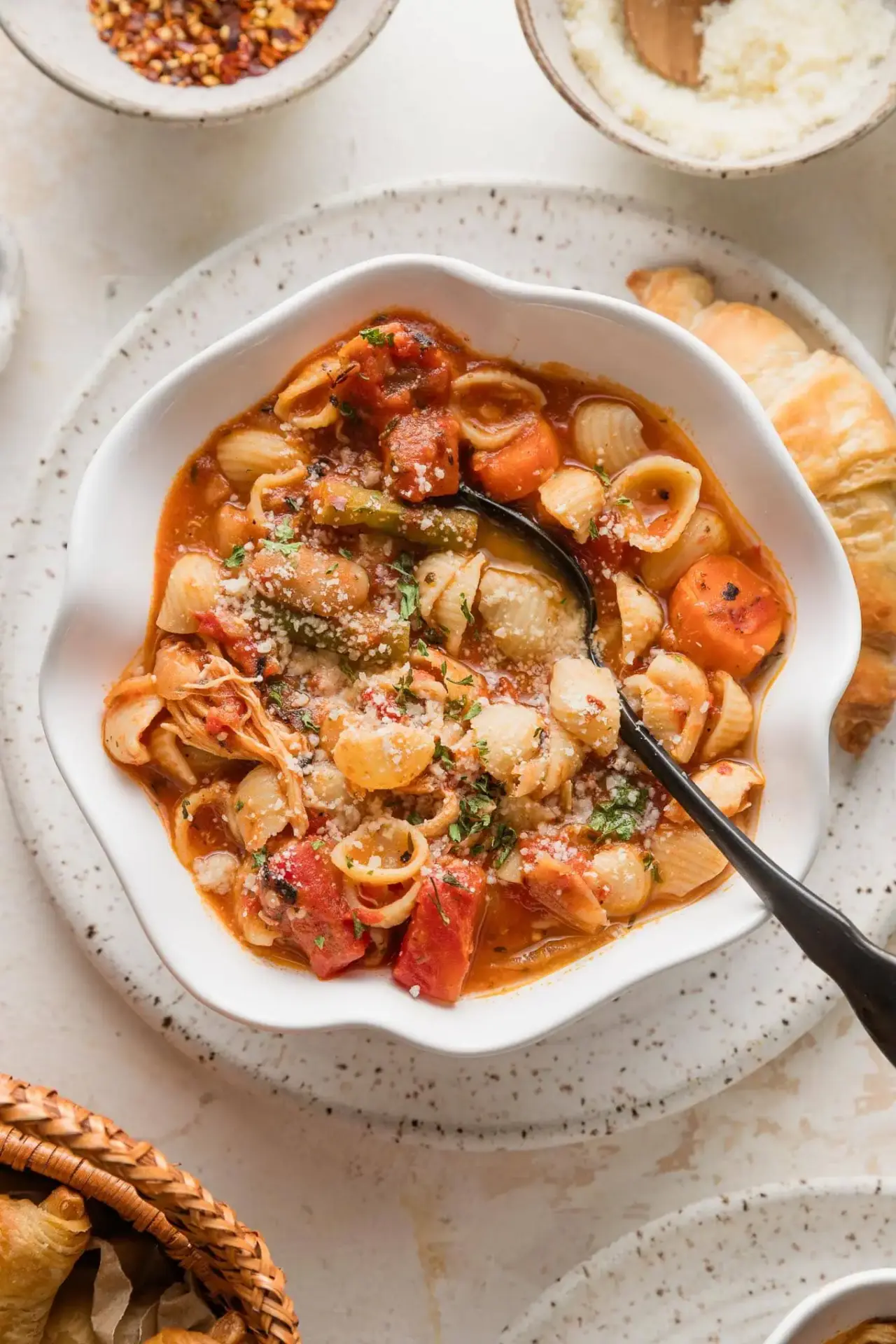 Chicken Minestrone Soup - Recipe photo by nourishandfete