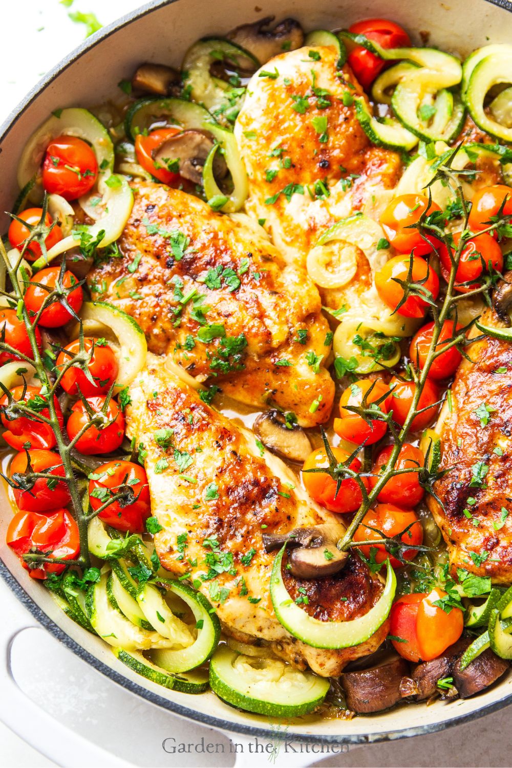 Chicken Zucchini Skillet - Recipe photo by Garden in the kitchen