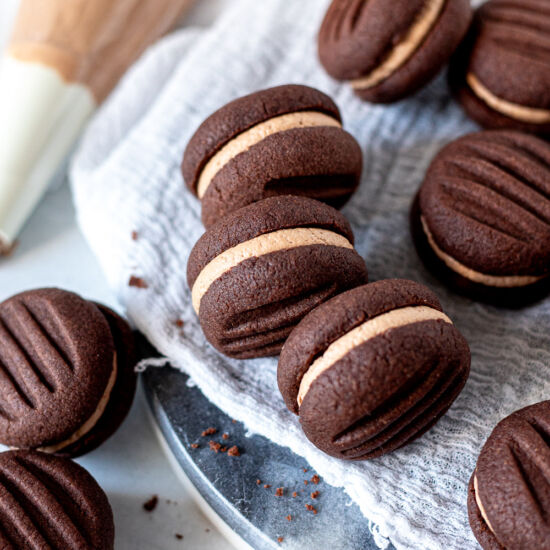 Chocolate Hazelnut Melting Moments - Recipe photo by pumpkinandpavlova