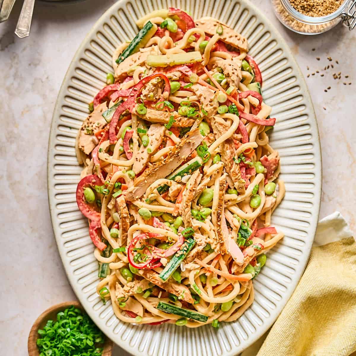 Cold Noodle Salad with Chicken - Recipe photo by Easy Chicken Recipes