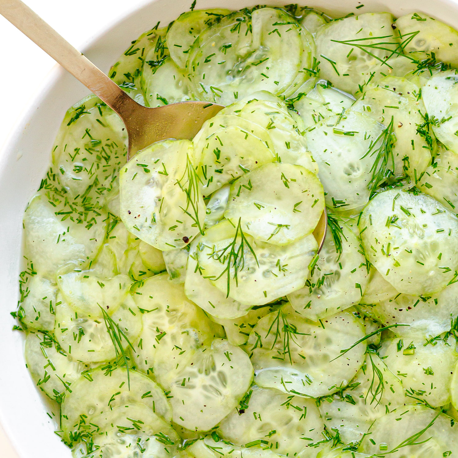 Cucumber Dill Salad - Recipe photo by mapleandmango