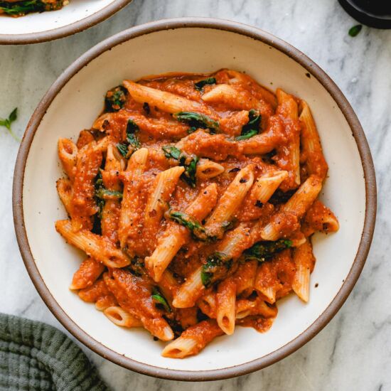 Easy Red Lentil Pasta Sauce - Recipe photo by thesimpleveganista