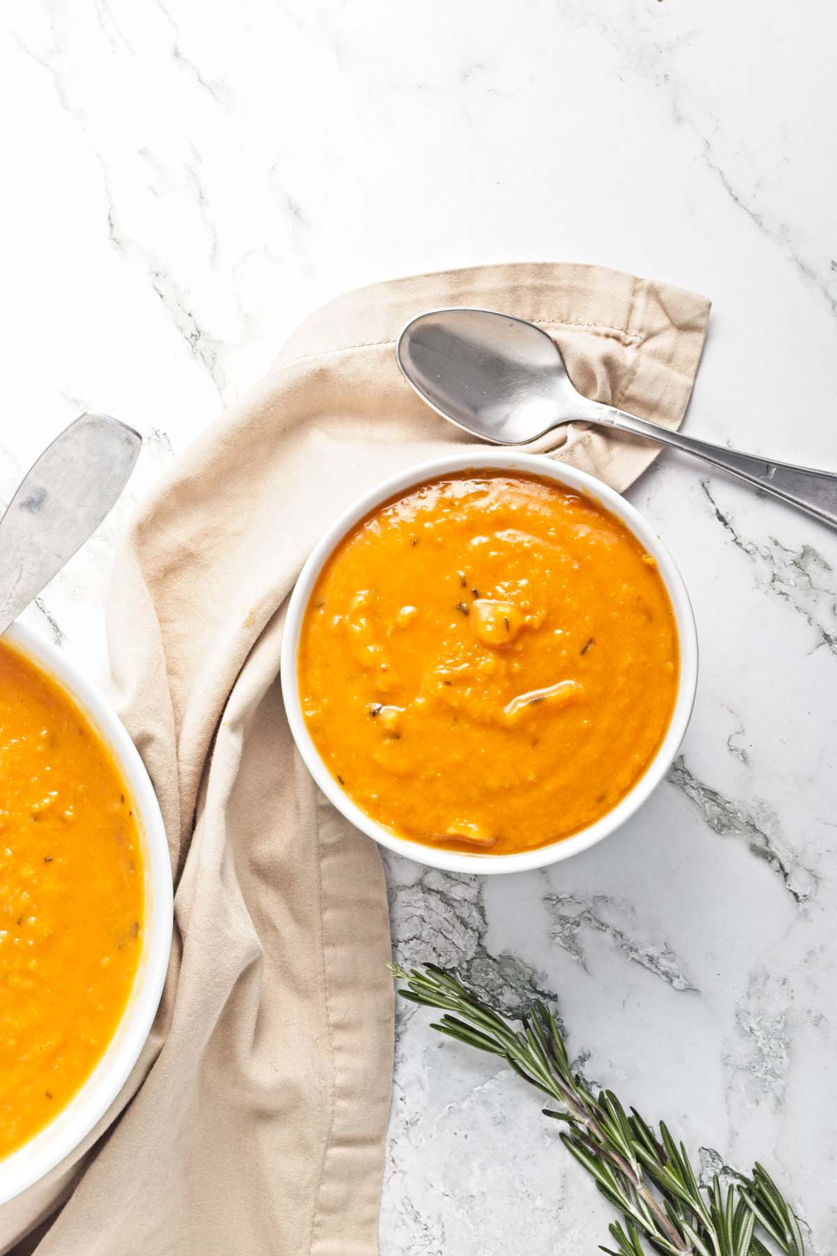 Roasted Butternut Squash Soup - Recipe photo by Absolute Foodie
