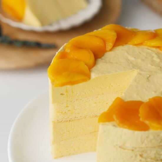 Chinese Bakery Mango Mousse Cake - Recipe photo by indulgewithmimi