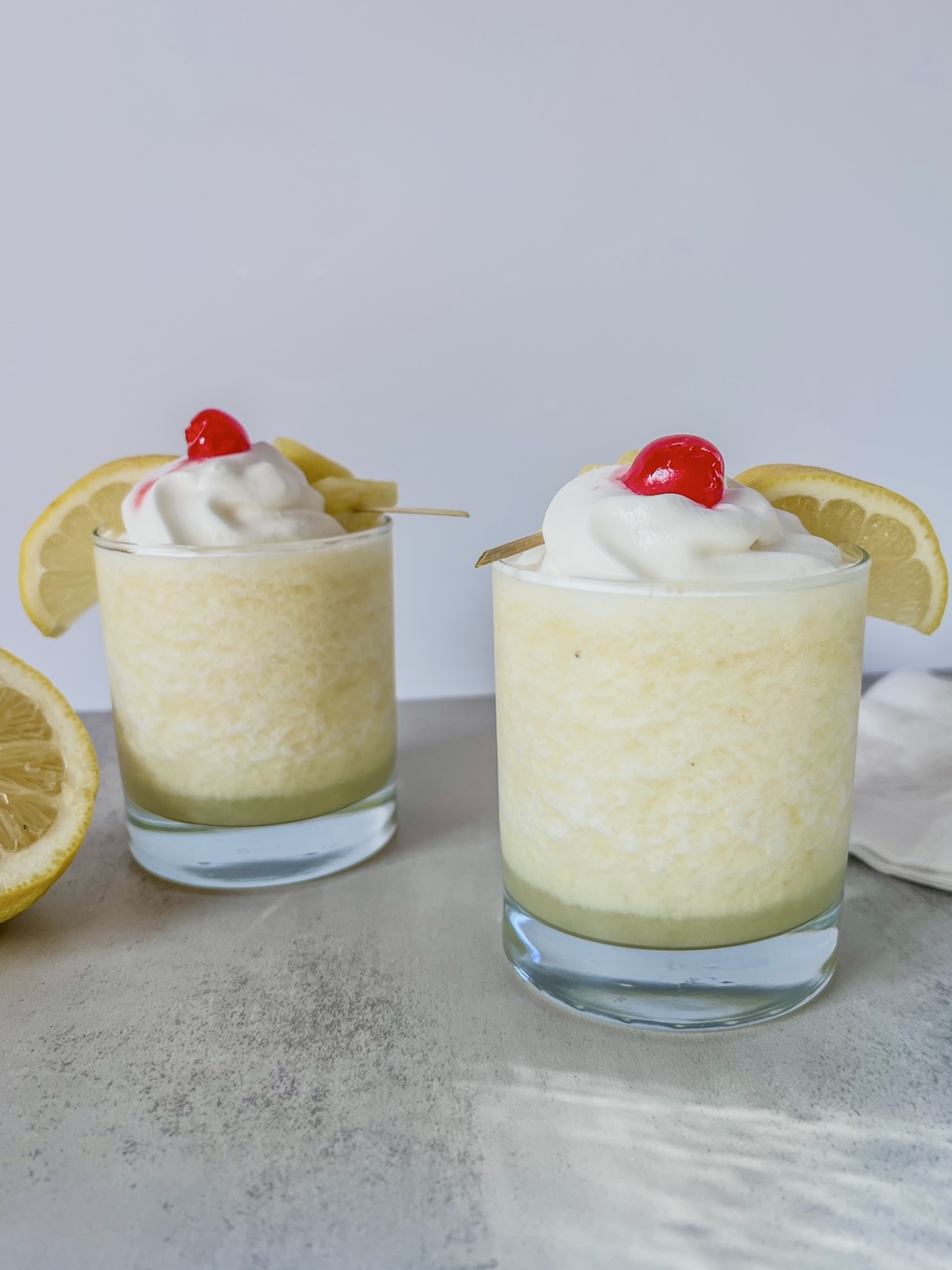 Frozen Pineapple Creamsicle Colada - Recipe photo by thewholesomespoonblog