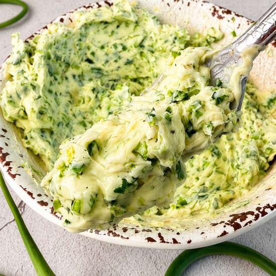 Easy Garlic Scape Butter - Recipe photo by Hip Hip Gourmet