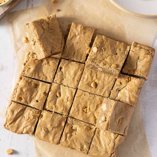 Blondies with Butterscotch - Recipe photo by peelwithzeal