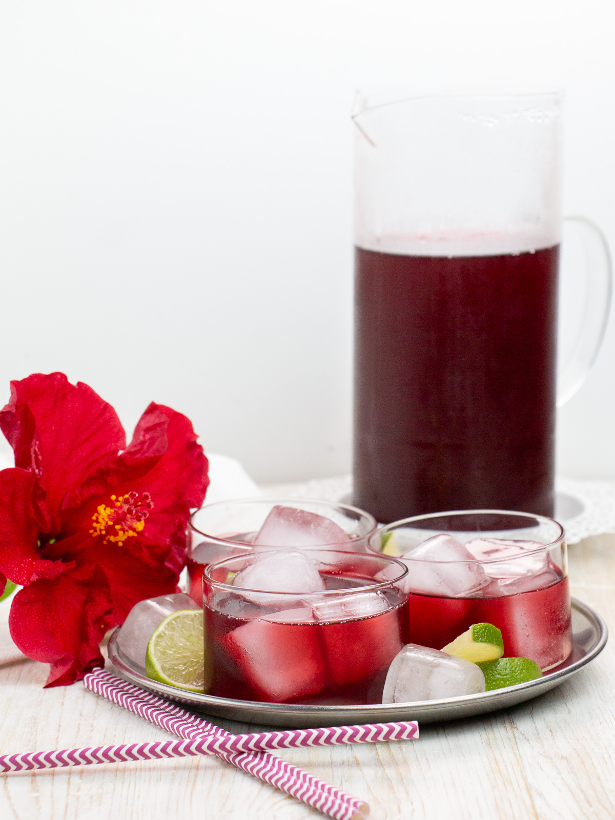 Hibiscus Agua Fresca - Recipe photo by Little Nomads Recipes