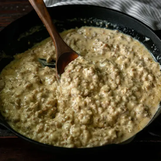 Southern Sausage Gravy - Recipe photo by Chicken Fried Kitchen