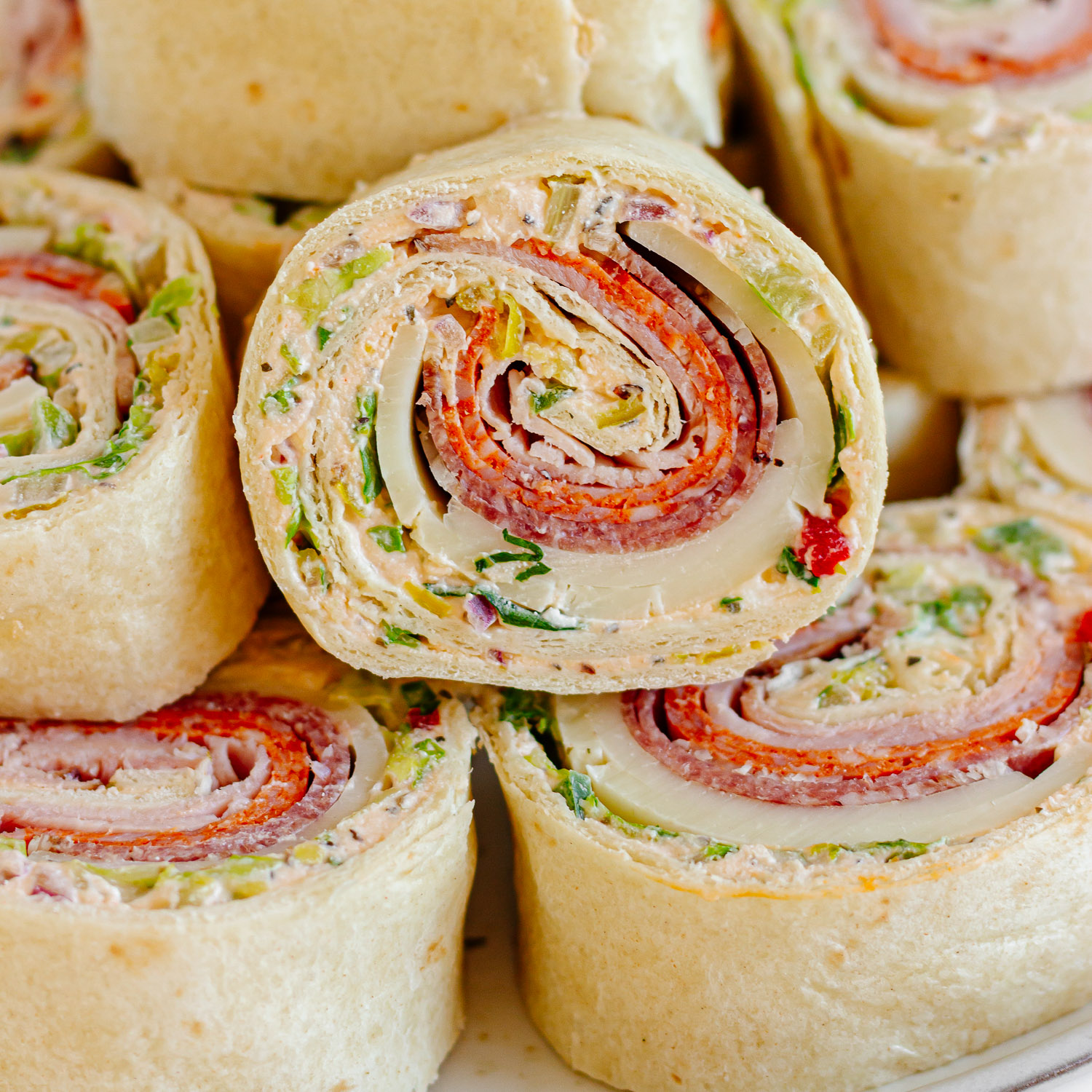 Italian Pinwheels - Recipe photo by mapleandmango