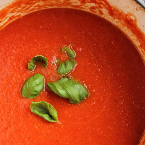 Simple Italian Tomato Sauce - Recipe photo by homebodyeats