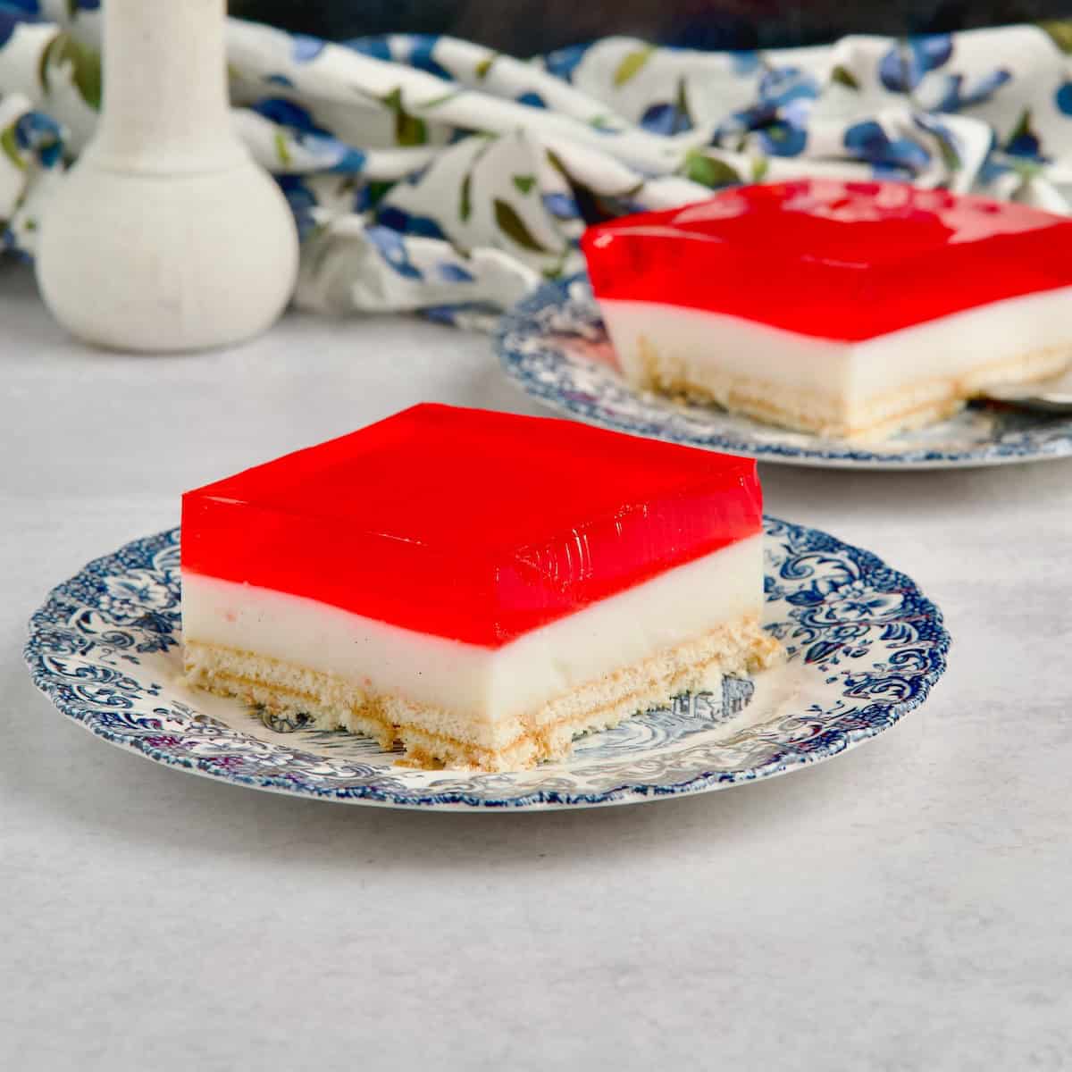 Jelly & Custard Slice Dessert - Recipe photo by mamazilla
