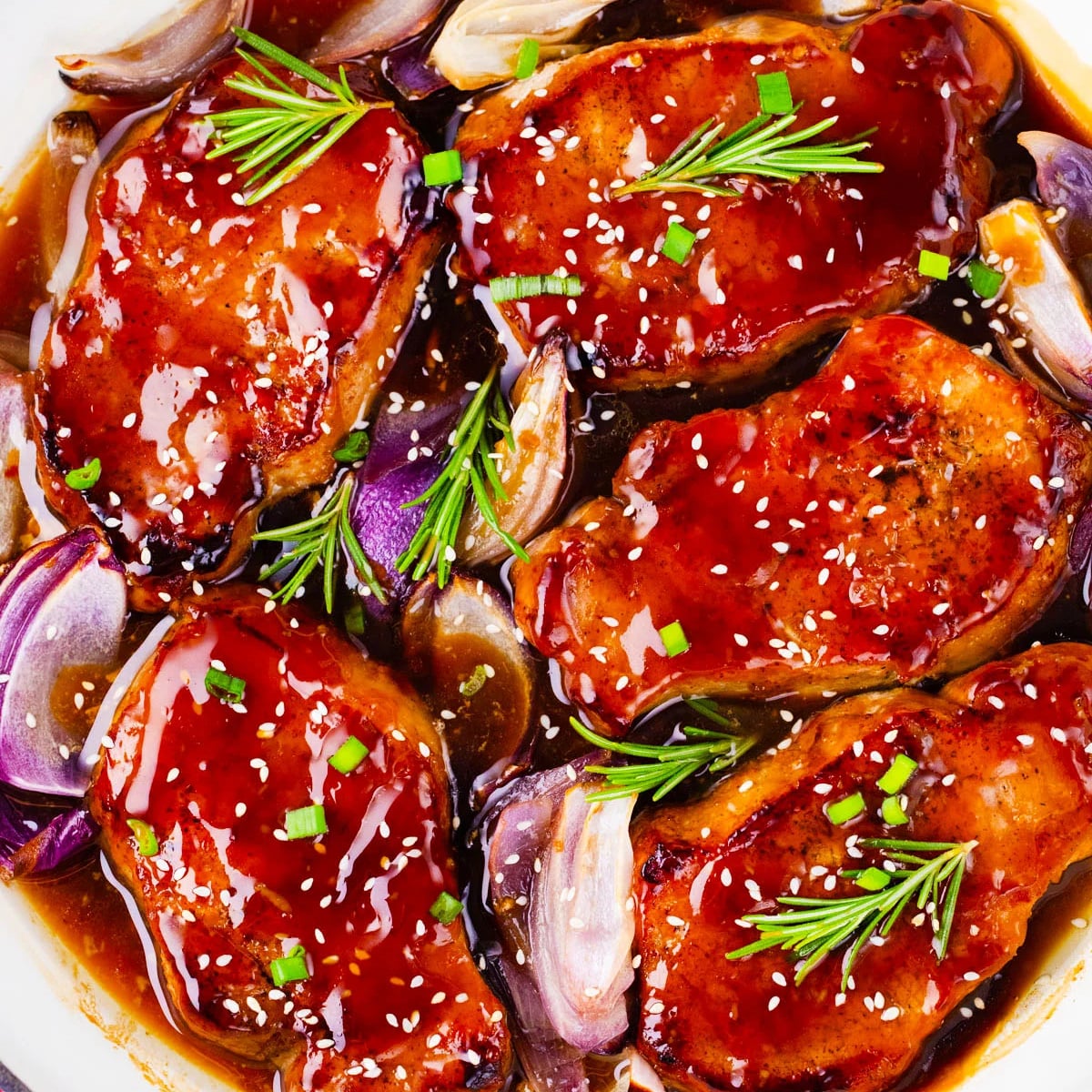 General TSO Pork Chops - Recipe photo by peasandpeonies