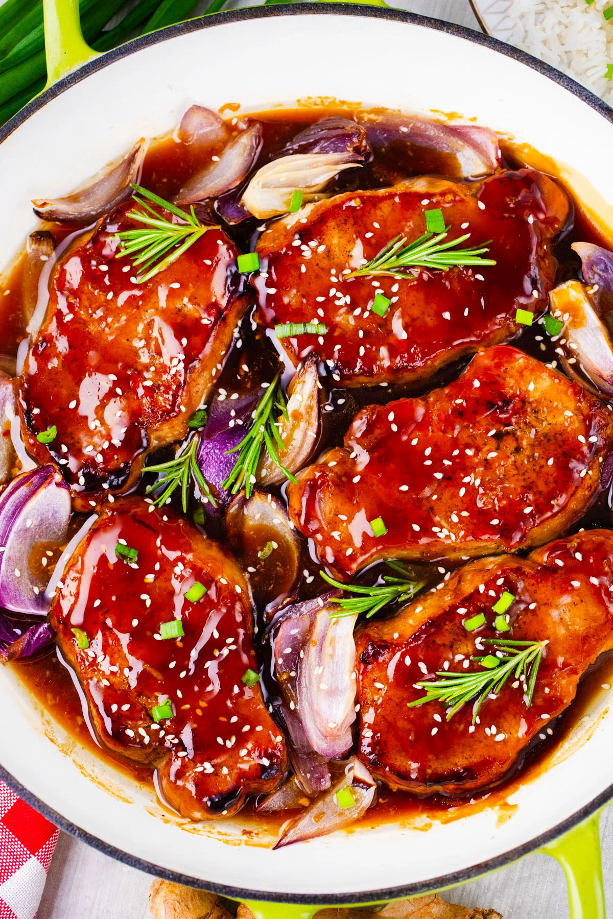 General TSO Pork Chops - Recipe photo by peasandpeonies