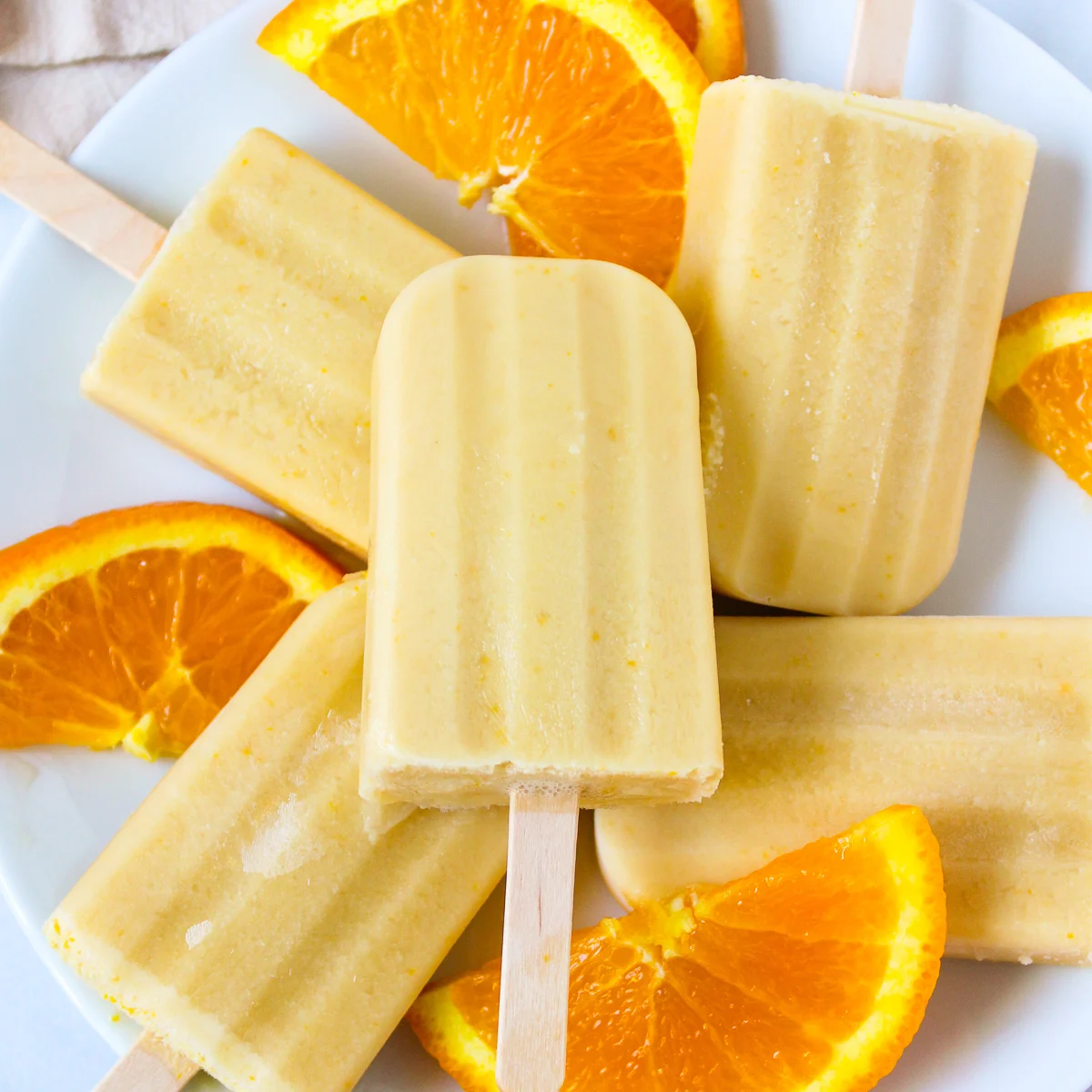 Orange Creamsicle Popsicles - Recipe photo by TheGardenGrazer
