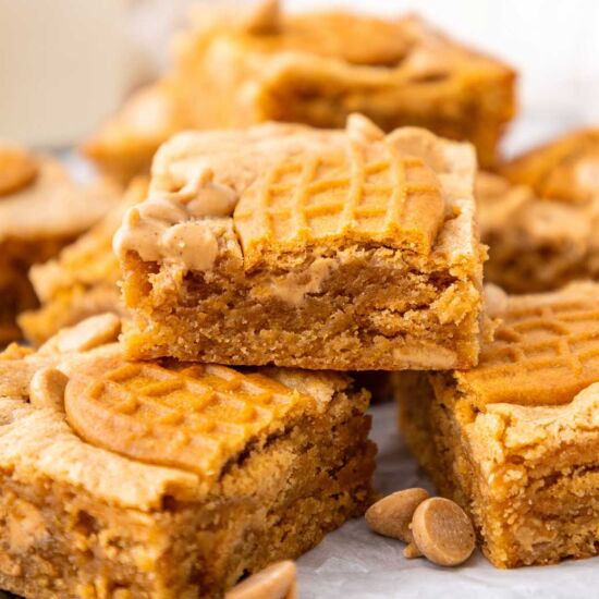 Peanut Butter Cookie Bars - Recipe photo by pumpkinnspice