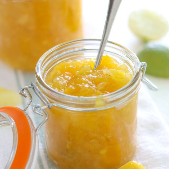 Crockpot Mango Pineapple Jam - Recipe photo by SlowCookedEats