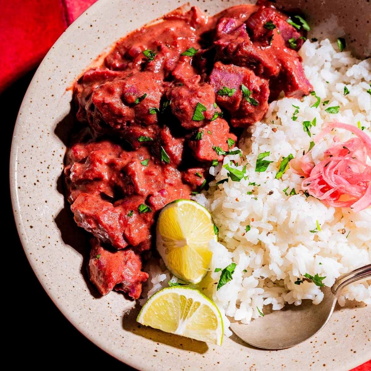 Creamy Purple Sweet Potato Curry - Recipe photo by moon and spoon and yum.