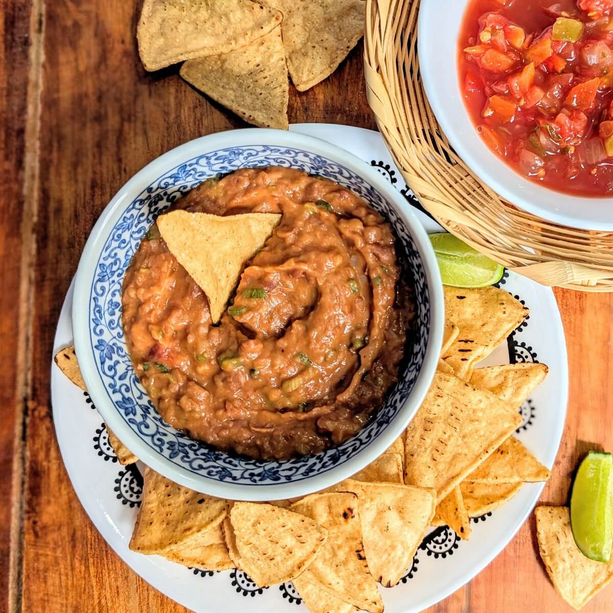 Easy Pinto Bean Dip - Recipe photo by One Creative Cook