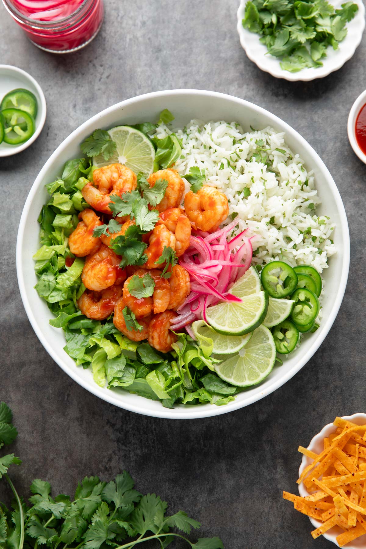 Shrimp Taco Bowls - Recipe photo by peasandcrayons