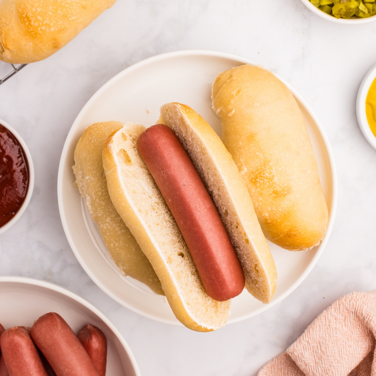 Sourdough Hot Dog Buns - Recipe photo by littlehomeinthemaking