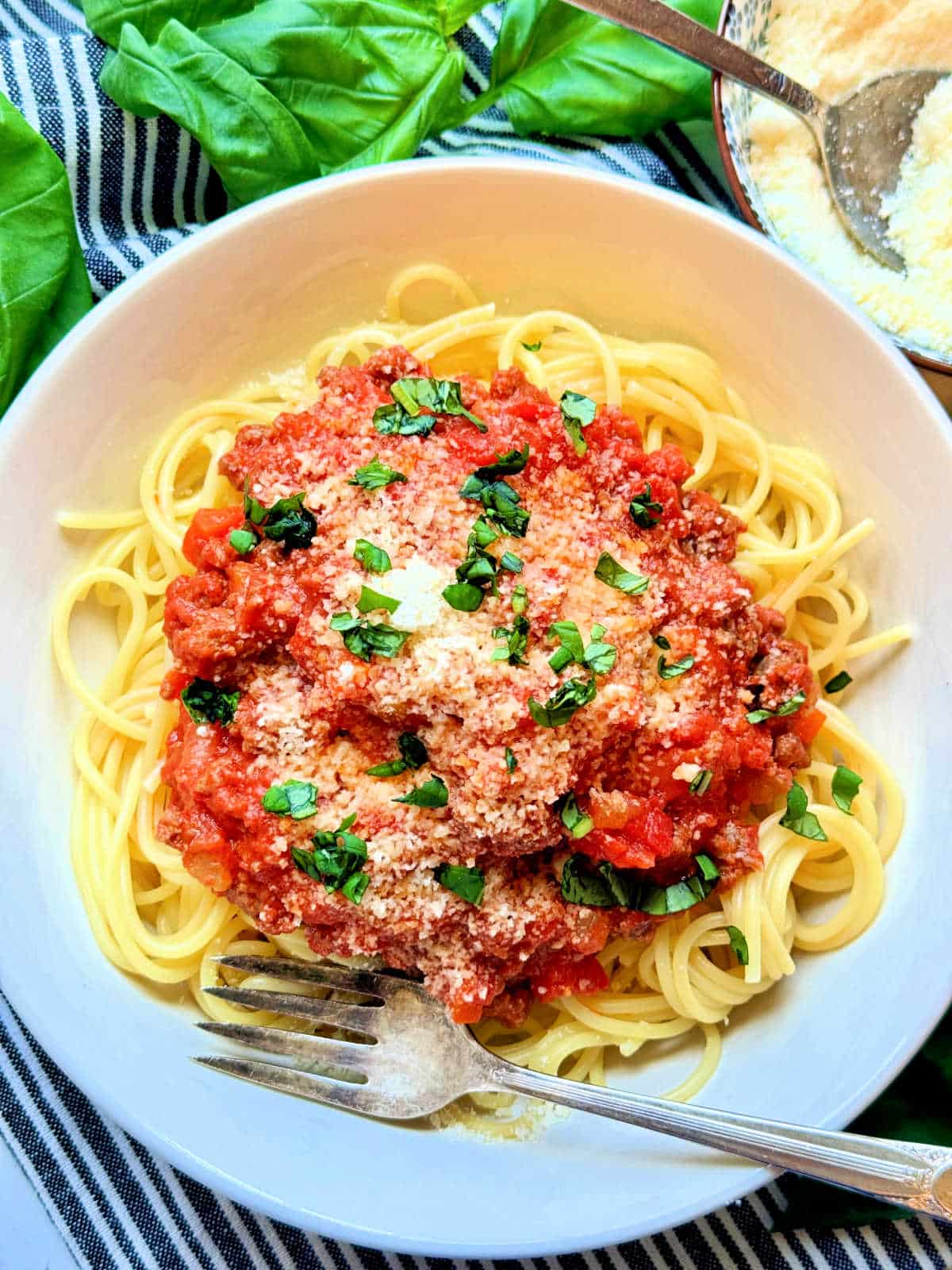 Spaghetti Bolognese - Recipe photo by Foodtastic Mom