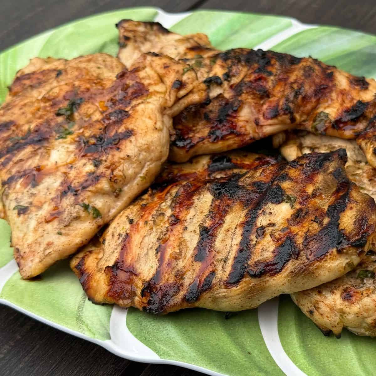 Grilled Tequila Lime Chicken - Recipe photo by ForkandLadle