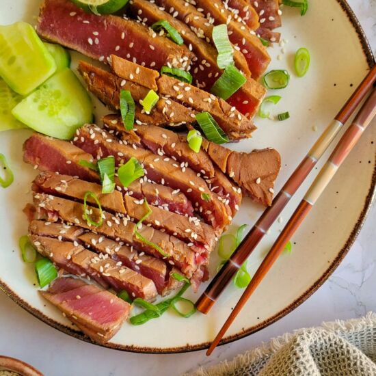 Easy Grilled Tuna Steaks - Recipe photo by Hip Hip Gourmet