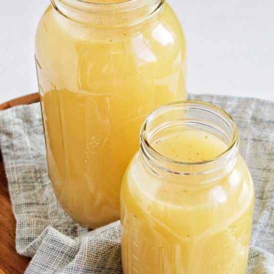 Homemade Turkey Stock - Recipe photo by homebodyeats