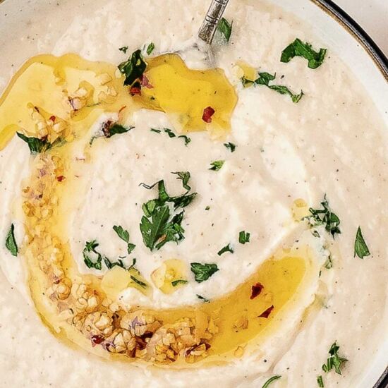 Lemon and Garlic White Bean Dip - Recipe photo by peelwithzeal