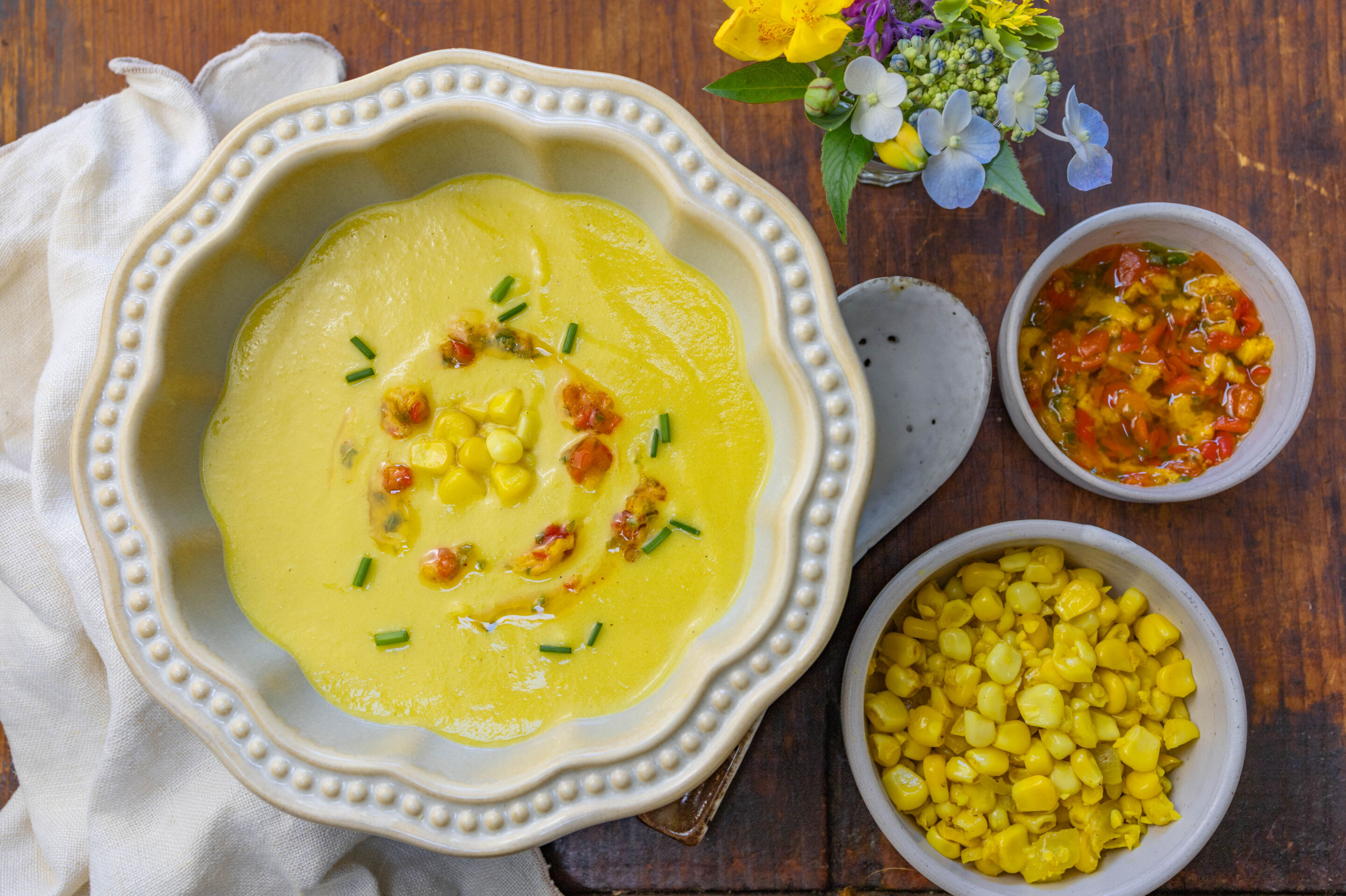 Velvety Cool Corn Soup - Recipe photo by a zest for life