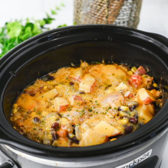 Crockpot Cowboy Casserole - Recipe photo by Shelby Stover from Fitasamamabear