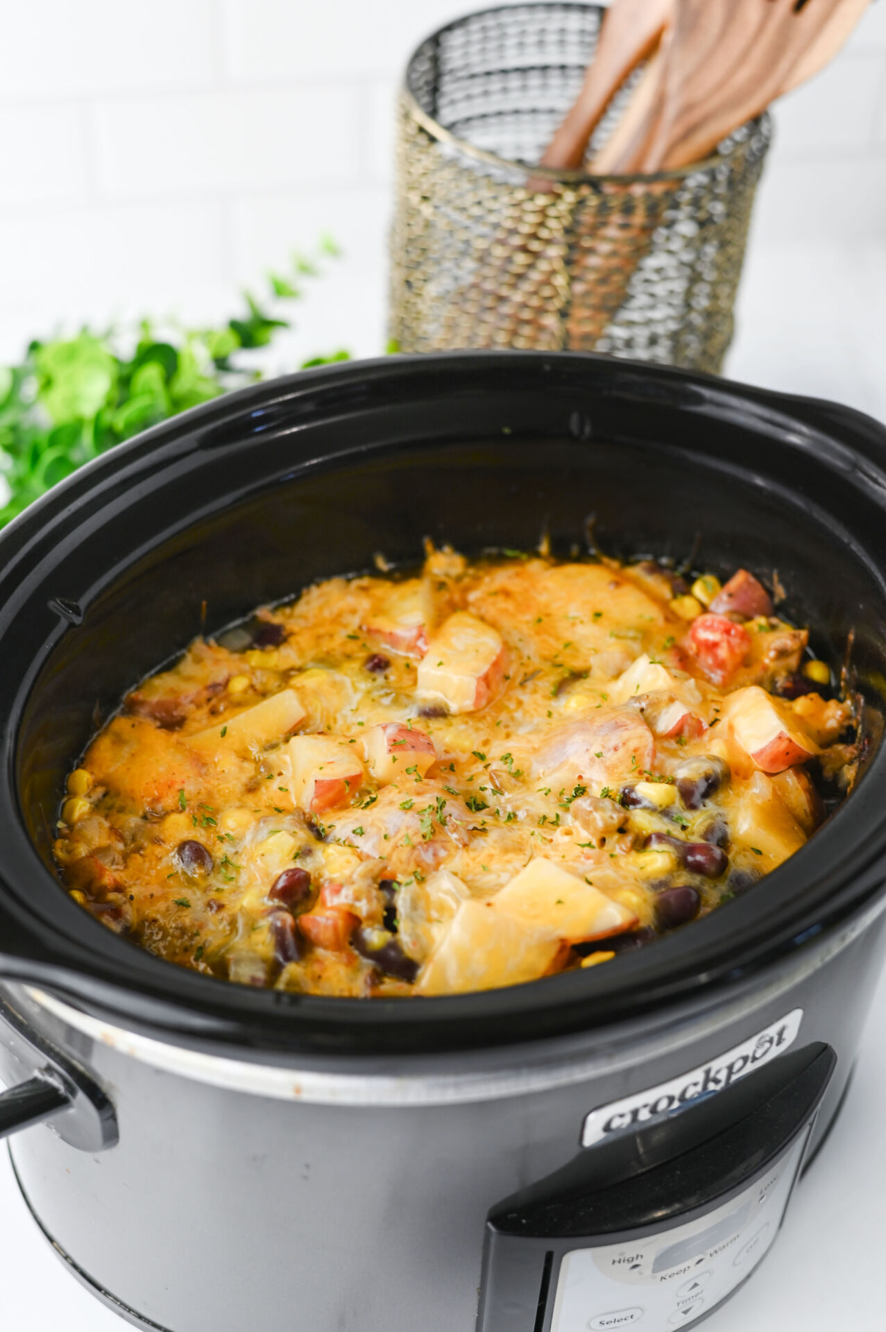 Crockpot Cowboy Casserole - Recipe photo by Shelby Stover from Fitasamamabear