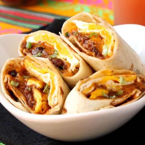 Chili Cheese Egg Burritos - Recipe photo by CouponClippingCook