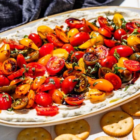 Boursin Dip + 3 Toppings - Recipe photo by Get Inspired Everyday