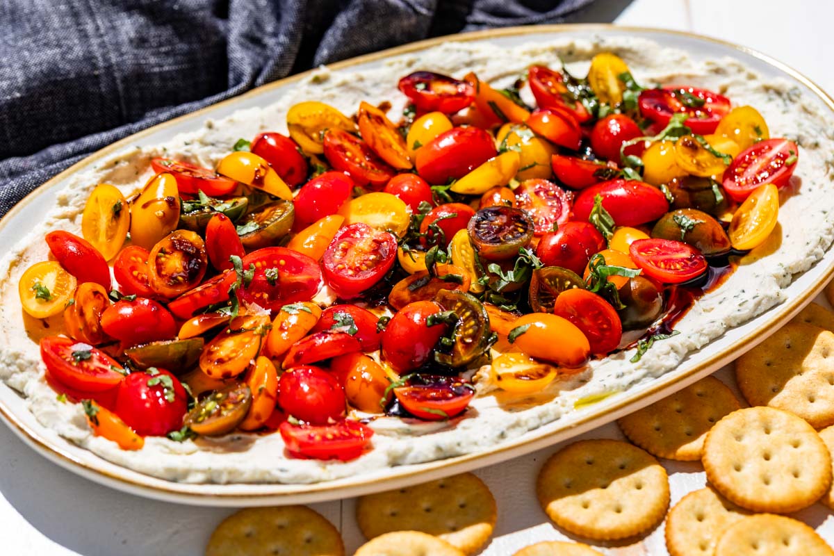 Boursin Dip + 3 Toppings - Recipe photo by Get Inspired Everyday