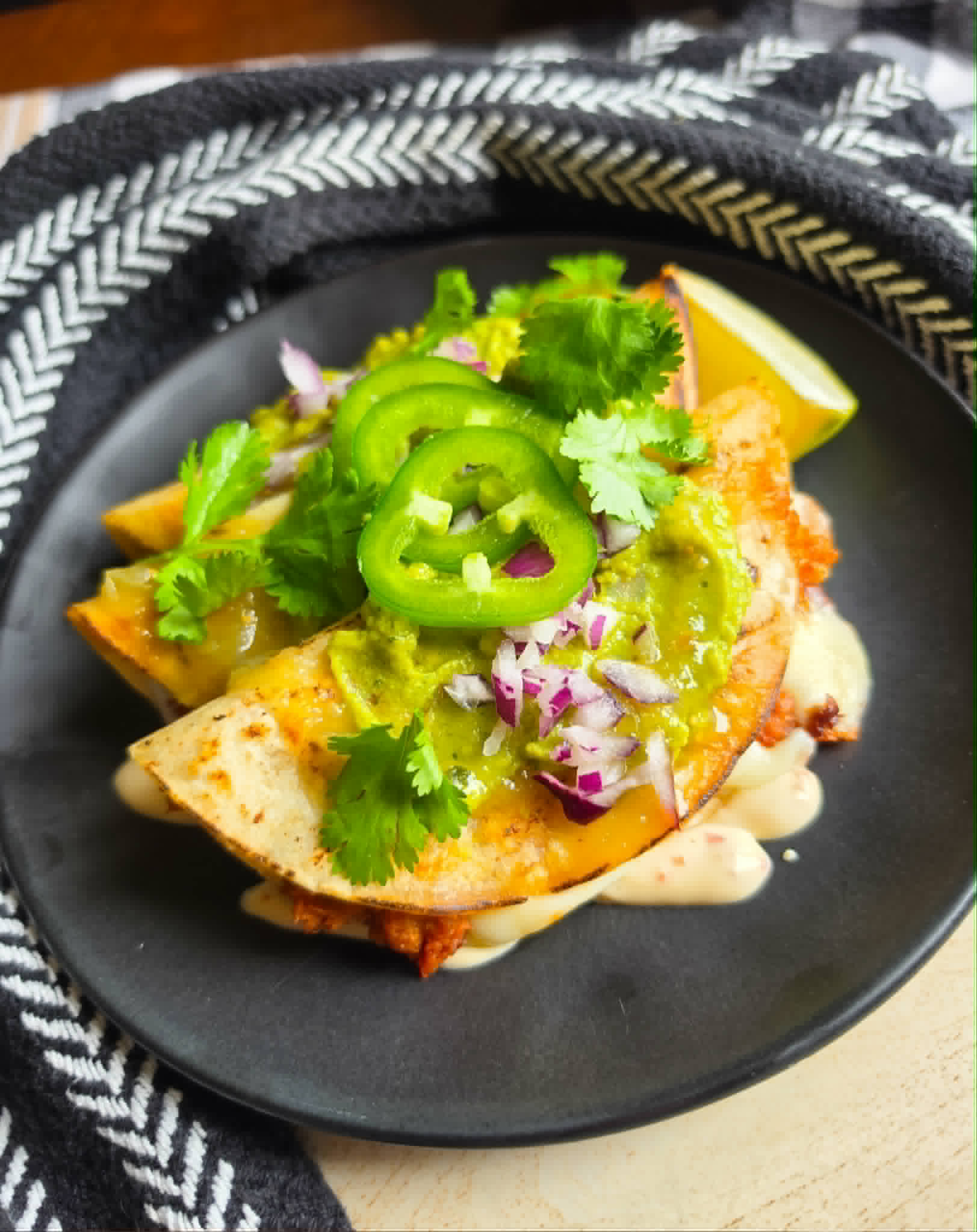 Cheesy Sausage Quesadillas - Recipe photo by the_happy_veg