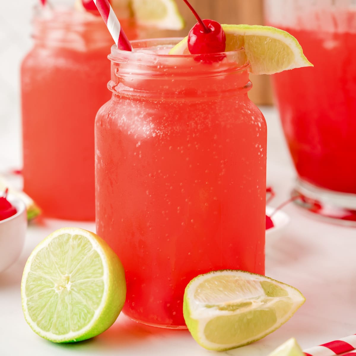 Cherry Limeade - Recipe photo by OnMyKidsPlate