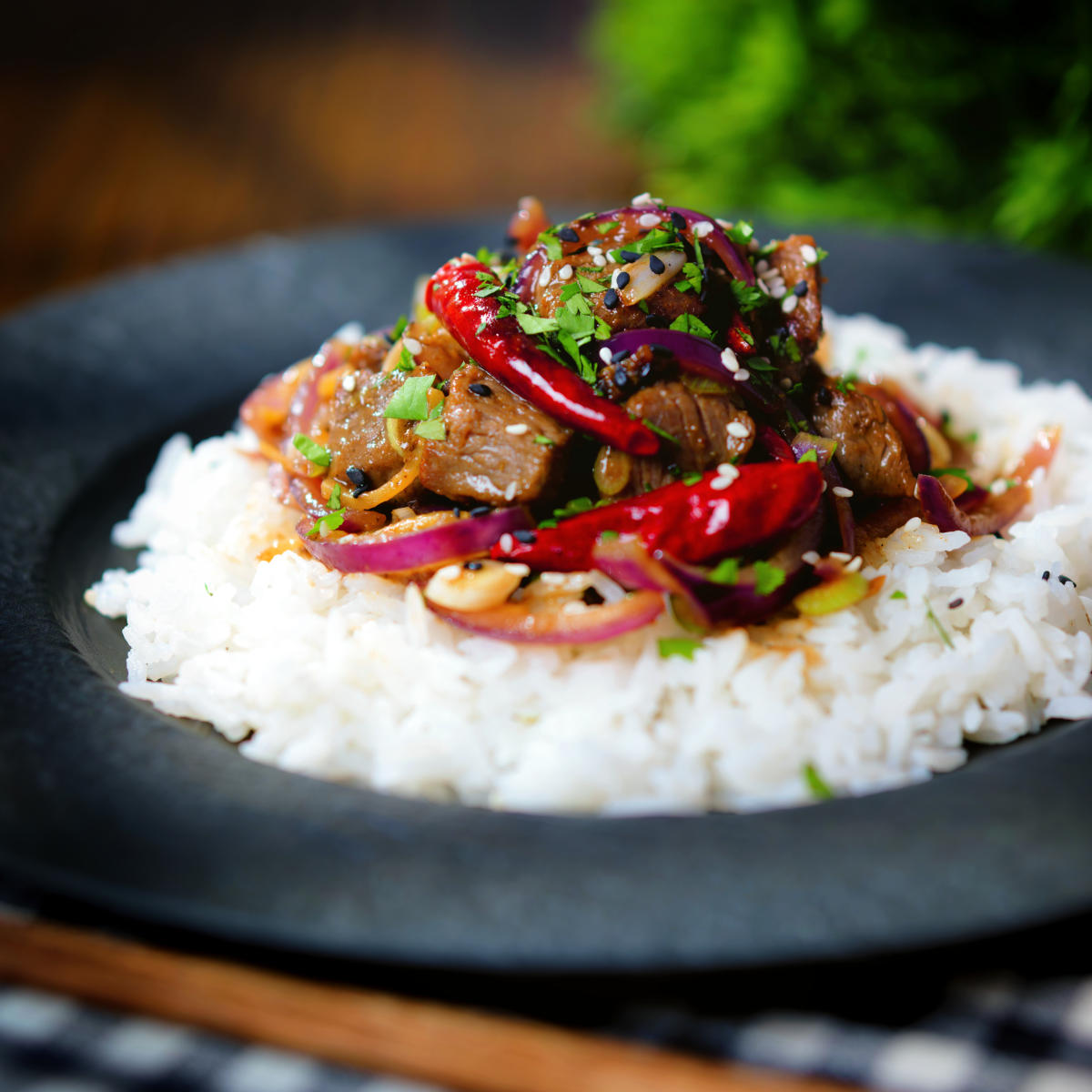 Chinese Cumin Lamb Stir Fry - Recipe photo by Brian Jones