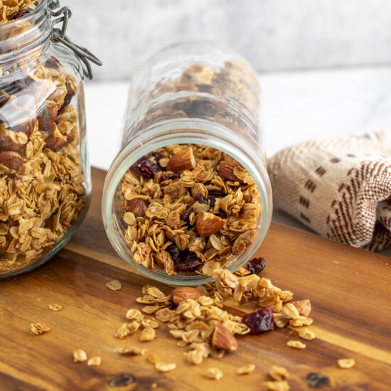 Honey Almond Granola - Recipe photo by BeyondtheCoop