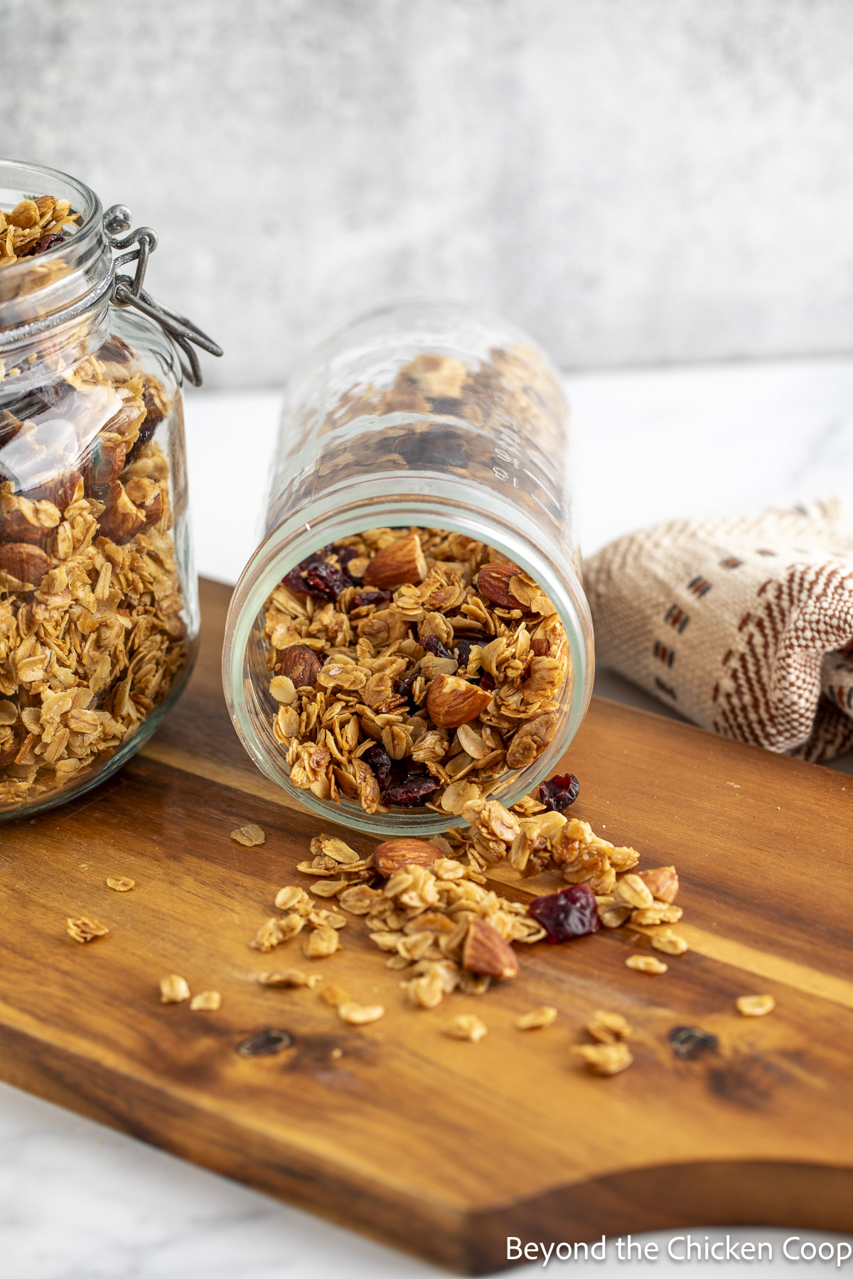 Honey Almond Granola - Recipe photo by BeyondtheCoop
