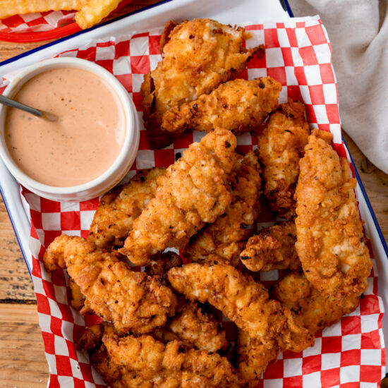 Crispy Chicken Tenders - Recipe photo by KitchenSanctuary