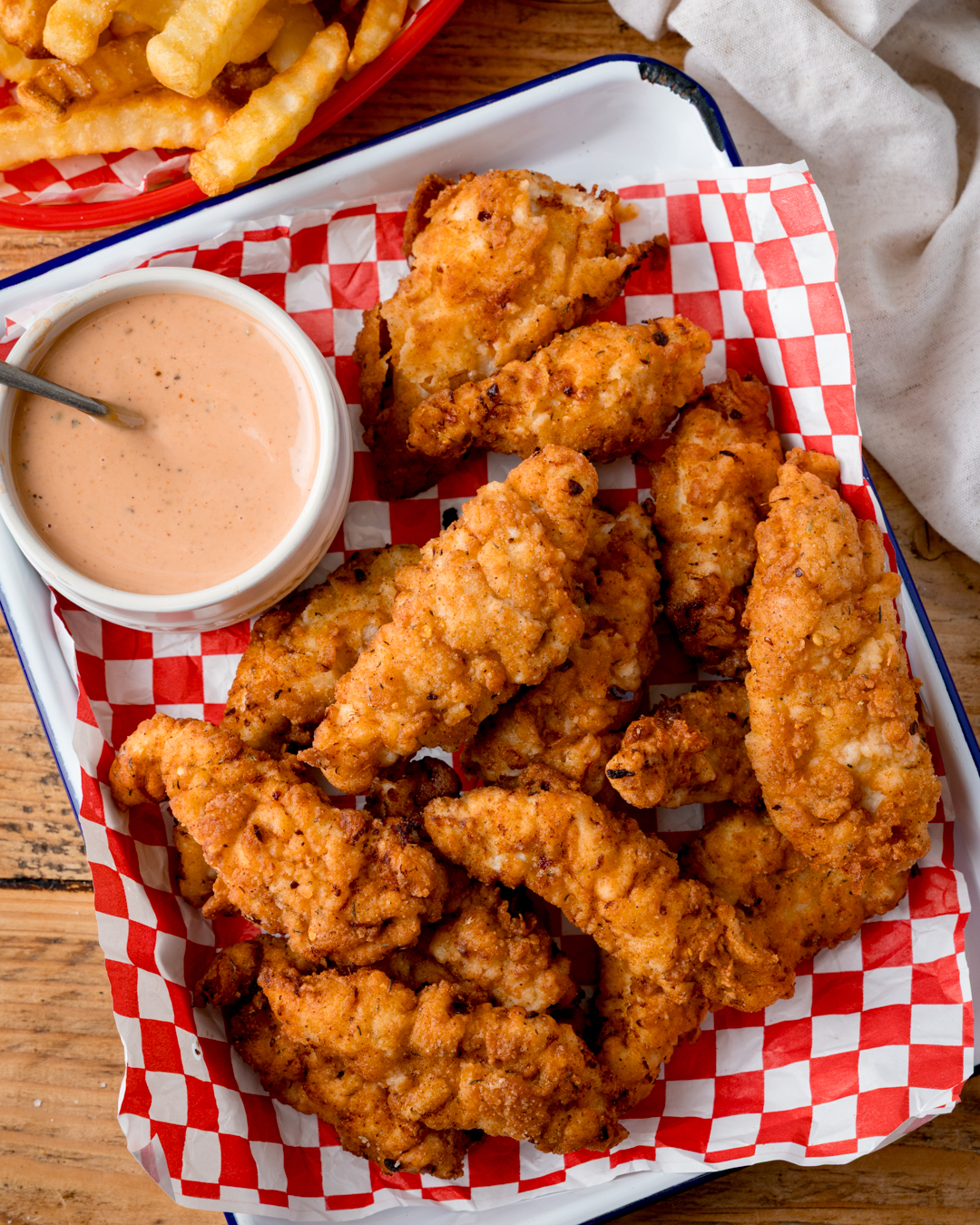 Crispy Chicken Tenders - Recipe photo by KitchenSanctuary