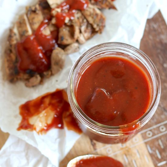 Crockpot Homemade BBQ Sauce - Recipe photo by SlowCookedEats
