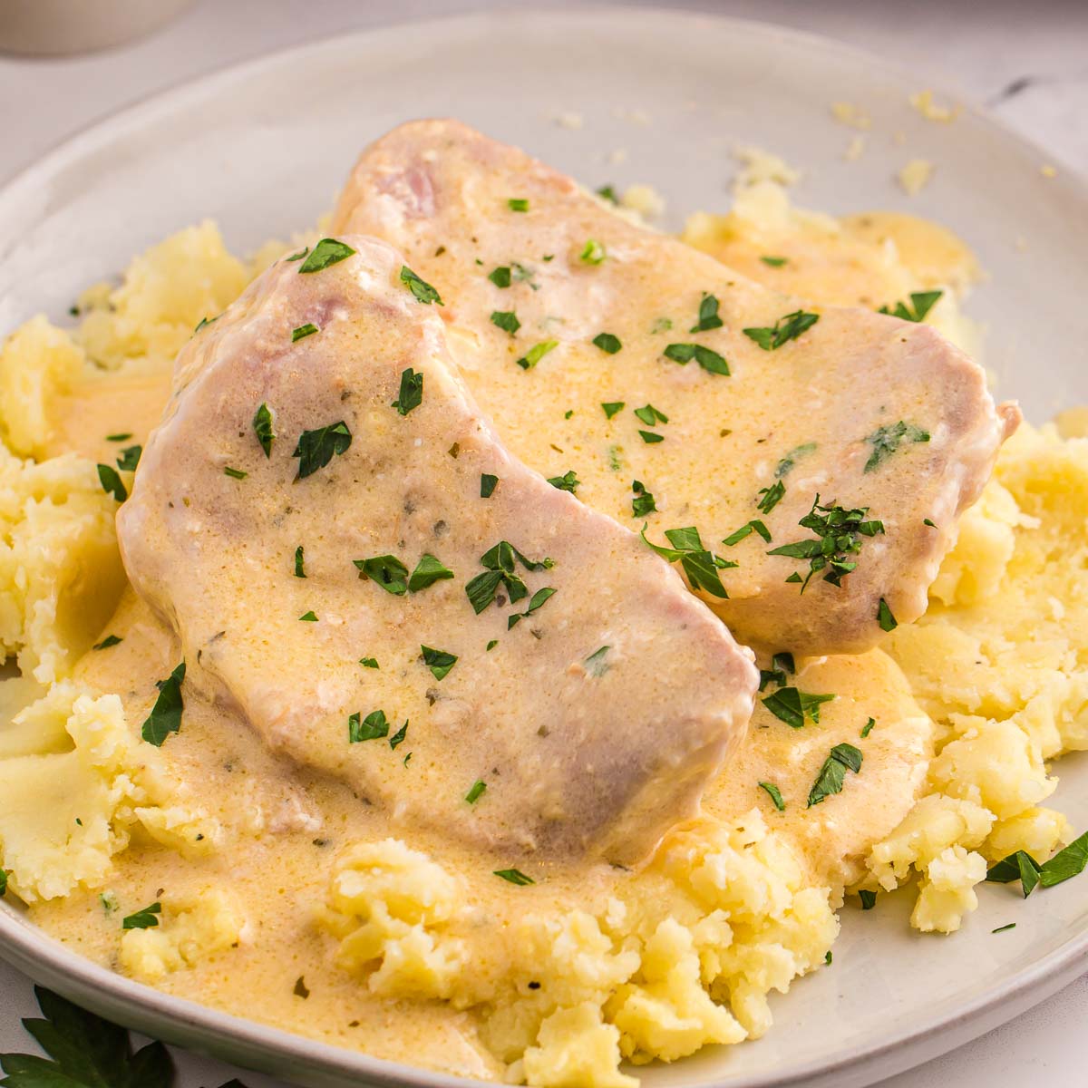 Crockpot Ranch Pork Chops - Recipe photo by bykelseysmith