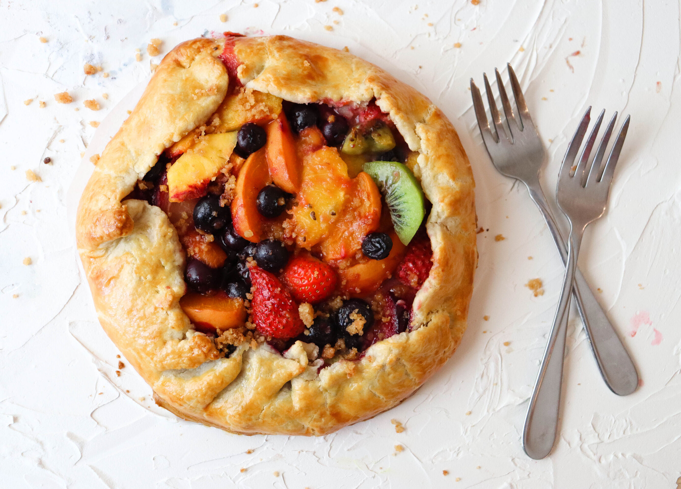 Summer Fruit Crostata - Recipe photo by Gday Souffle