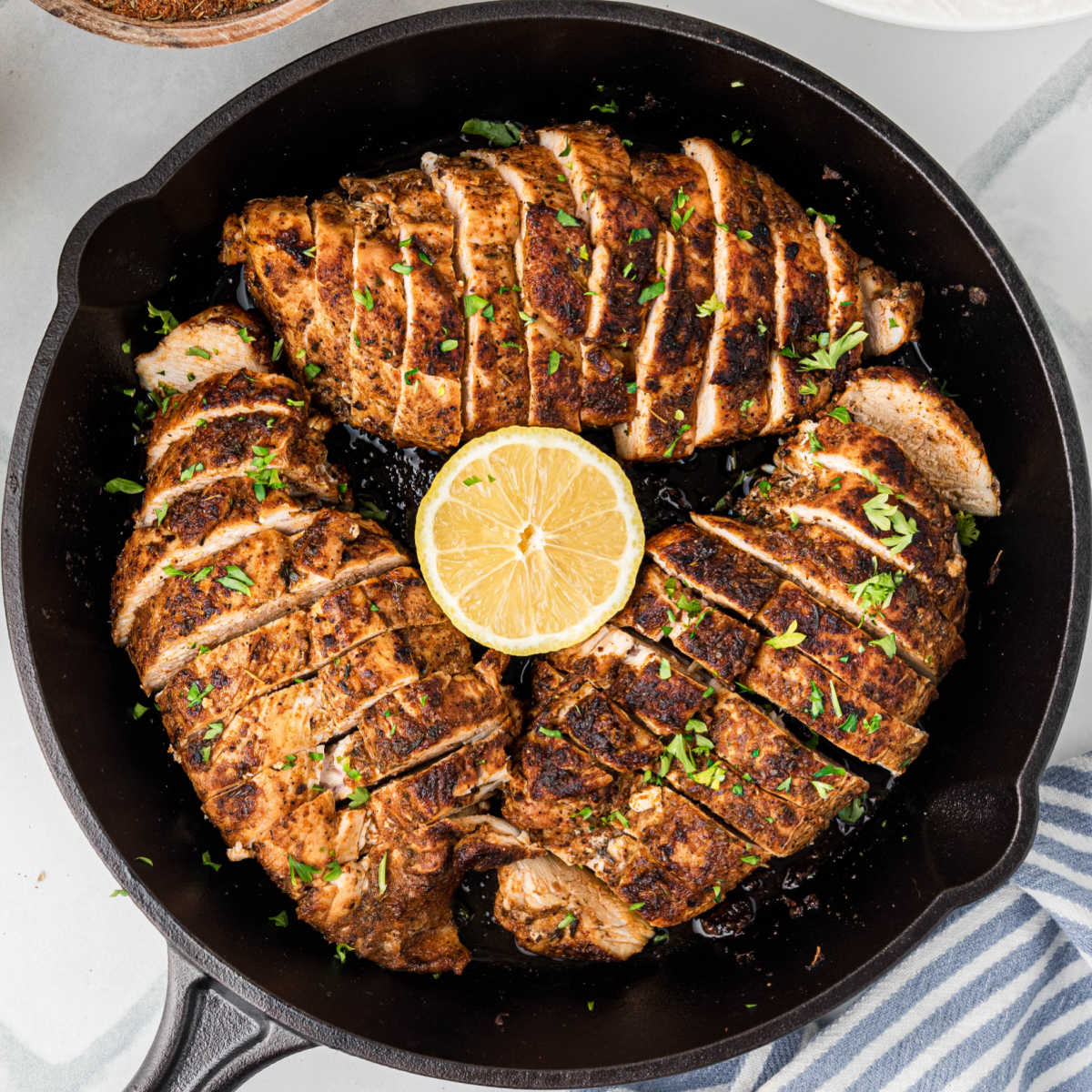 Easy Cajun Blackened Chicken - Recipe photo by thecaglediaries